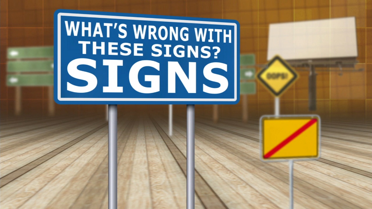 What s wrong with this. Wrong sign. What' wrong? Sign. Whats sign?. What's a sign?.