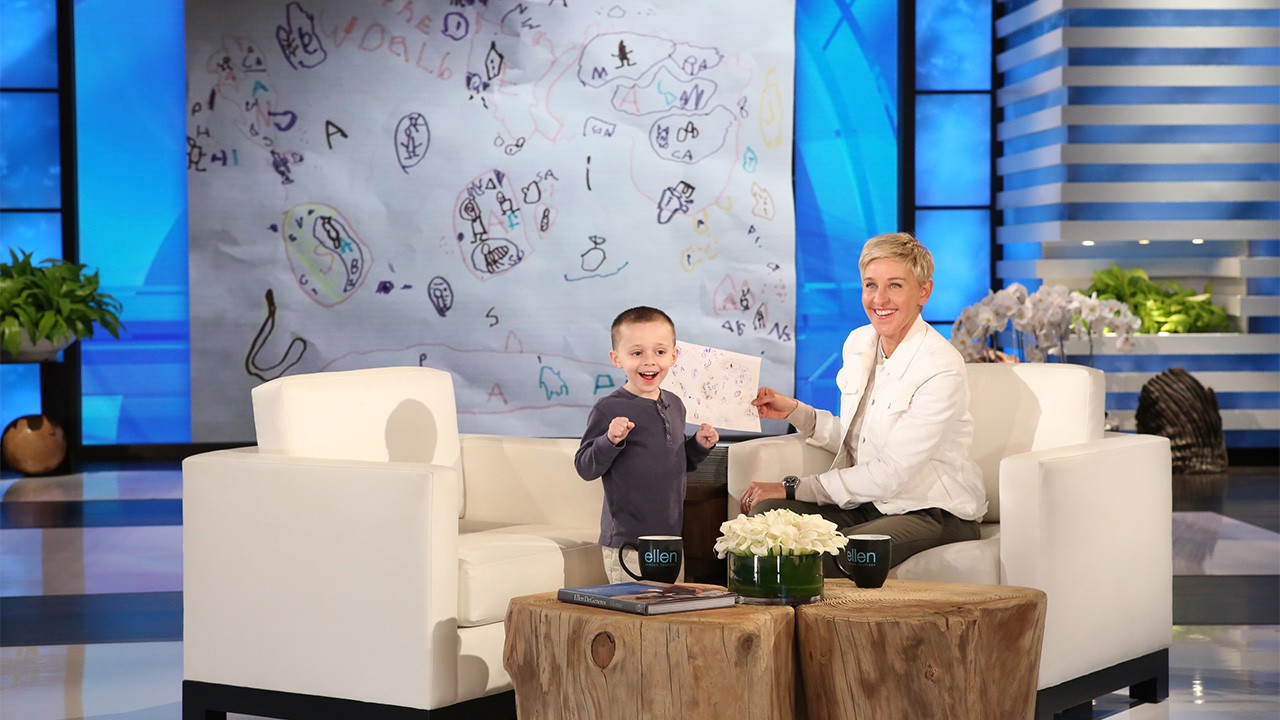 Ellen Meets a 5YearOld Geography Expert