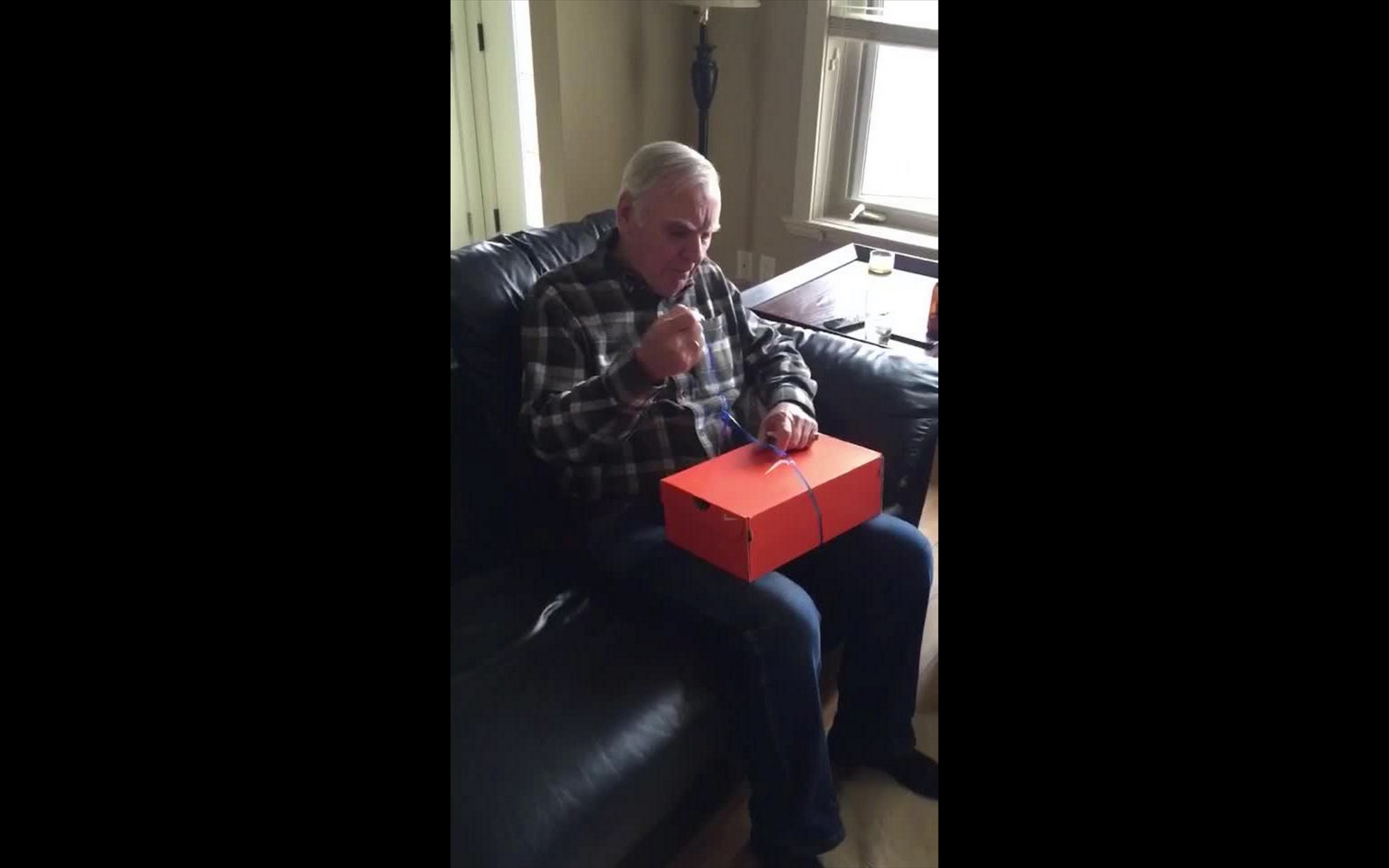 grandpa gets light up shoes